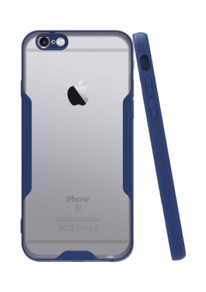 Apple iPhone 6 Tam Korumalı Renkli Kenarlı Parfe Kılıf Ekran Koruyucu