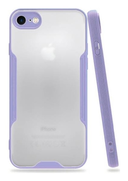 Apple iPhone 7 Tam Korumalı Renkli Kenarlı Parfe Kılıf Ekran Koruyucu