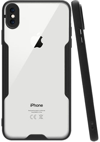 Apple iPhone Xs Max Tam Korumalı Renkli Kenarlı Parfe Kılıf Ekran Koruyucu