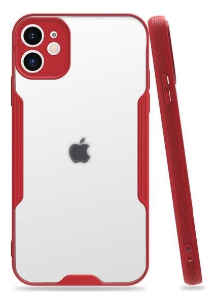 Apple iPhone 11 Tam Korumalı Renkli Kenarlı Parfe Kılıf Ekran Koruyucu