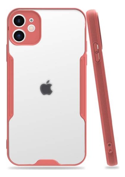 Apple iPhone 11 Tam Korumalı Renkli Kenarlı Parfe Kılıf Ekran Koruyucu
