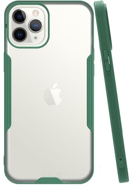 Apple iPhone 12 Pro Tam Korumalı Renkli Kenarlı Parfe Kılıf Ekran Koruyucu