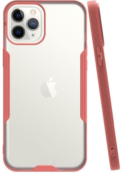 Apple iPhone 12 Pro Max Tam Korumalı Renkli Kenarlı Parfe Kılıf Ekran Koruyucu