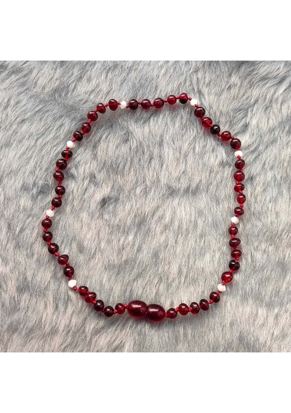 Kehribar Çocuk Diş Kolyesi EI07