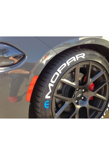Mopar Beyaz Kalıcı Lastik Yazısı Mopar Sticker 8 Kit fiyatları