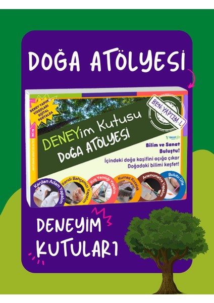 Deneyim Kutusu – Doğa Atölyesi Deney Seti / Deney Yapılış Videosu Hediyeli