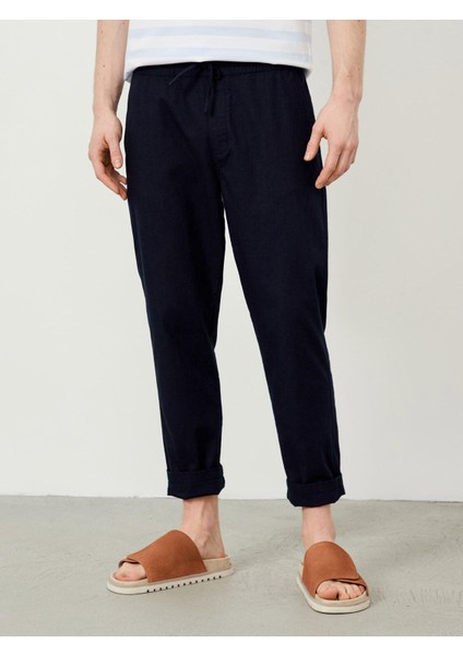 Pamuklu Regular Fit Beli Lastikli Pantolon