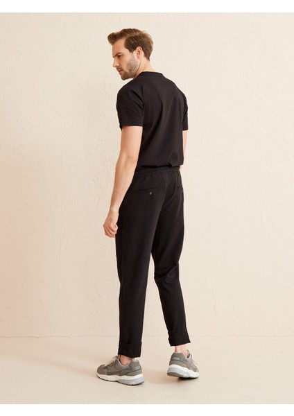Pamuklu Regular Fit Beli Lastikli Pantolon