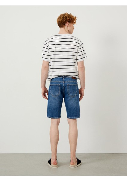 Pamuk Regular Fit Denim Şort