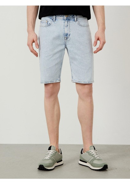 Pamuk Regular Fit Denim Şort