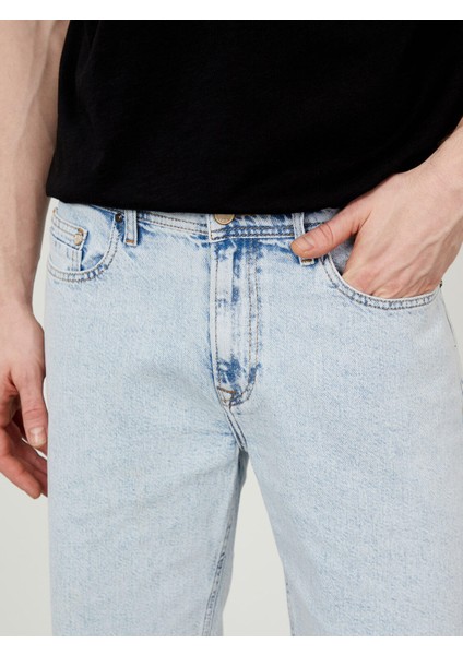 Pamuk Regular Fit Denim Şort