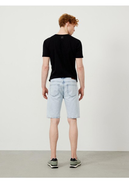 Pamuk Regular Fit Denim Şort