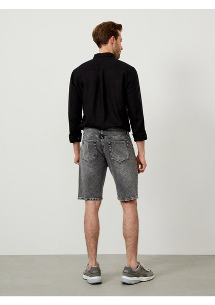 Pamuk Regular Fit Denim Şort