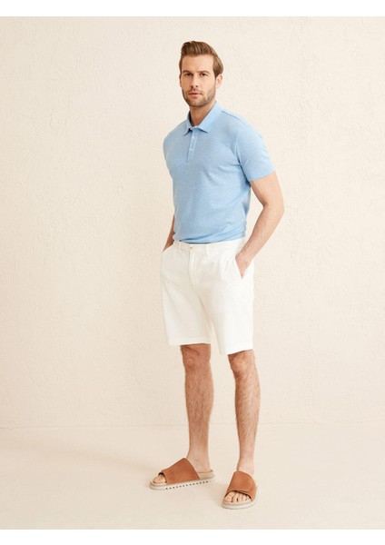 Pamuk Regular Fit Bermuda Şort