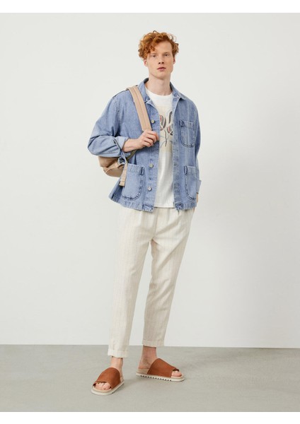 Pamuk Regular Fit Denim Ceket