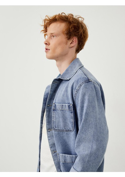 Pamuk Regular Fit Denim Ceket