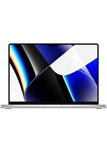 Novstrap Apple MacBook Pro 2021 M1 Çip 16.2 Inc A2485 ile Uyumlu Ekran Koruyucu Parlak Nano Film