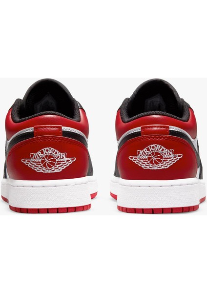 Jordan 1 Low Bred Toe 553560-612 Kadın Spor Ayakkabı fırsatları