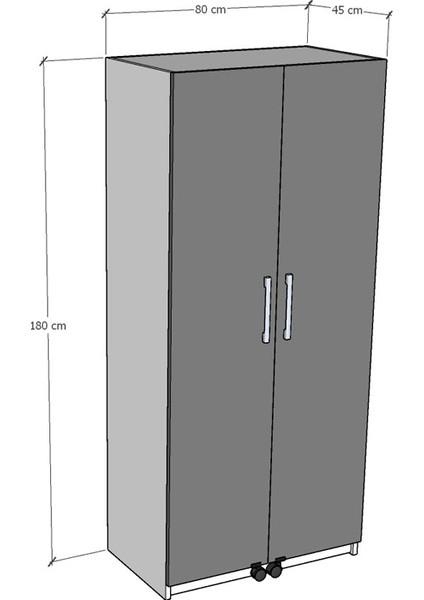 Mutfak Kiler Dolabı Beyaz & Royal Mermer Asra Trend Mk-04 indirimleri