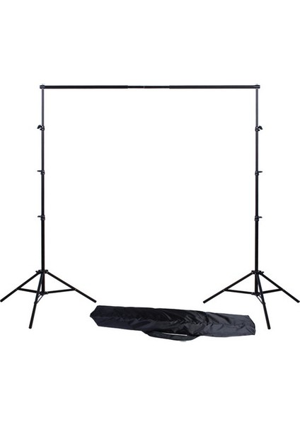 Ürün Çekimi Fotoğraf ve Stüdyo Çekimleri Için Yeşil Fon Perde + Stant 2x3 Metre Stand+ Fon Perde Set