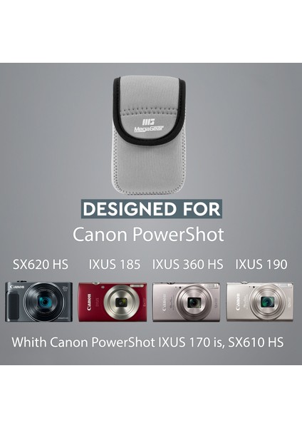 MG752 Powershot Sx620 Hs, Ixus 180, Neopren Kamera Kılıfı indirimleri