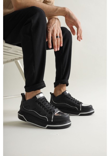 12chekich Chekich CH183 St Erkek Ayakkabı Siyah/gümüş modelleri