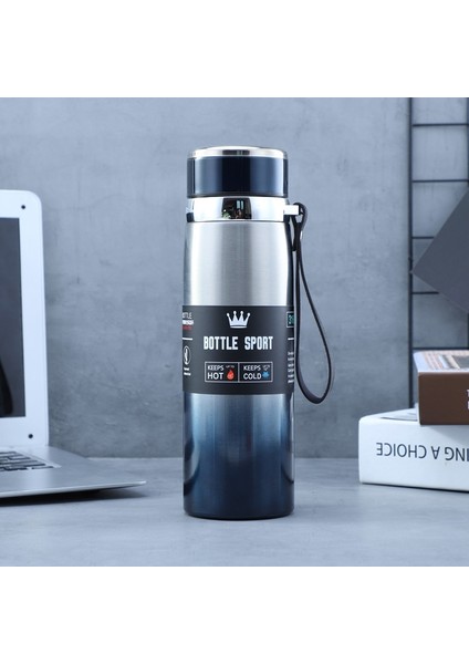 Dış Mekan Taşınabilir Termos 1000 ml Mavi (Yurt Dışından)