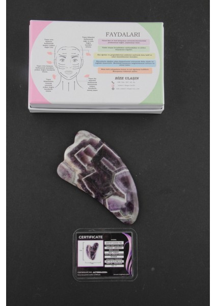 Ametist Gua Sha (Kaz Ayaklı) fiyatları
