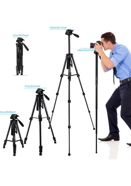 TTT-003 2'si 1 Arada Fotoğraf Tripod Monopod(Yurt Dışından)