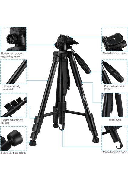 TTT-003 2'si 1 Arada Fotoğraf Tripod Monopod(Yurt Dışından)