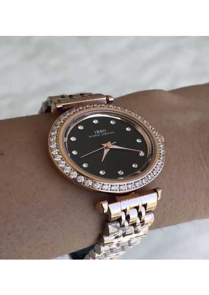 Rosegold Zarif Şık Taşlı Kaliteli Kadın Kol Saati fiyatları
