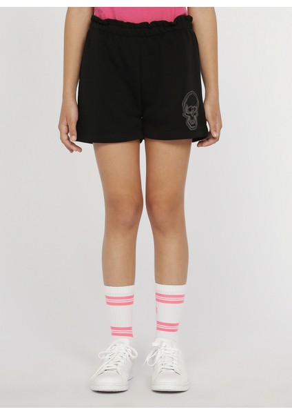 Baskılı Siyah Şort fiyatları