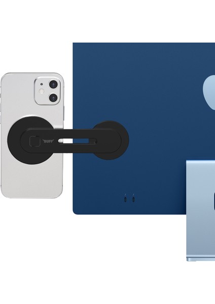 Buff BL16 Magsafe Laptop Telefon Tutucu Black