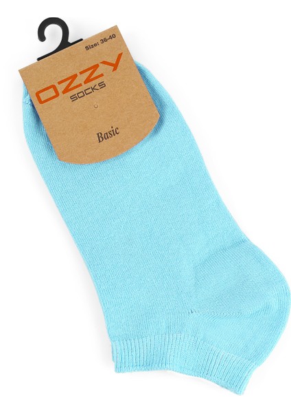 Ozzy Socks 8'li Pamuklu Renkli Kadın Patik Çorap