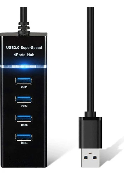 4 Bağlantı Noktalı USB 3.0 Hub Adaptörü (Yurt Dışından)