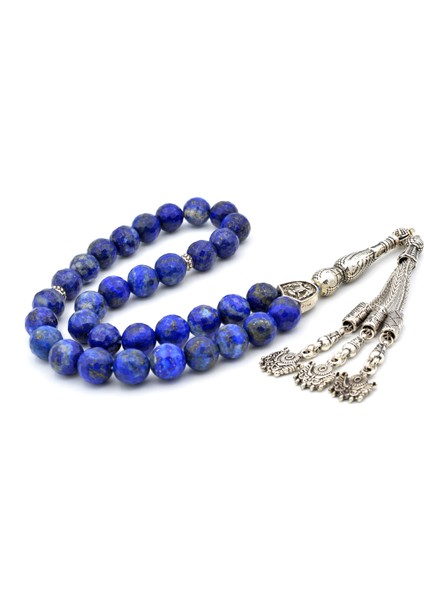 Hakiki Doğal Faset Kesim Lapis Lazuli Tesbih 1.kalite Iri Boy fiyatları