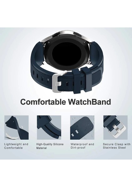 Huawei Watch Gt3 Pro ile Uyumlu 46 mm Classic Frontier Kayış Kordon Siyah fiyatları