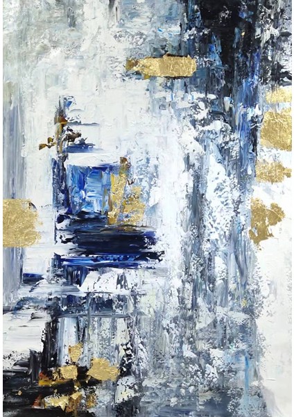 Yağlı Boya Tablo El Yapımı Home In Joy 83 x 115 Cm