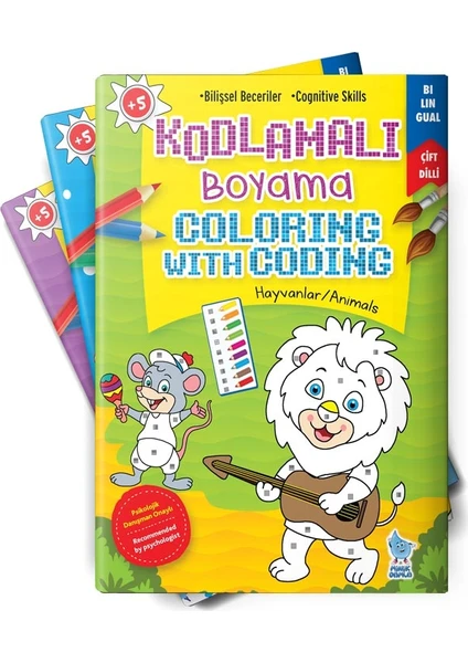 Kodlamalı Boyama (4 Kitap)