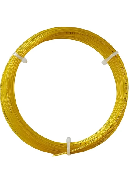 Poly Gold 1,30 Mm. Raket Kordajı 12 Metre Altın Sarısı