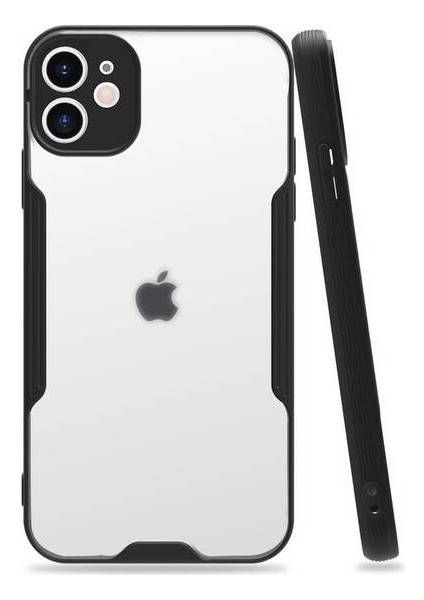 Apple iPhone 11 Tam Korumalı Renkli Kenarlı Parfe Kılıf Ekran Koruyucu