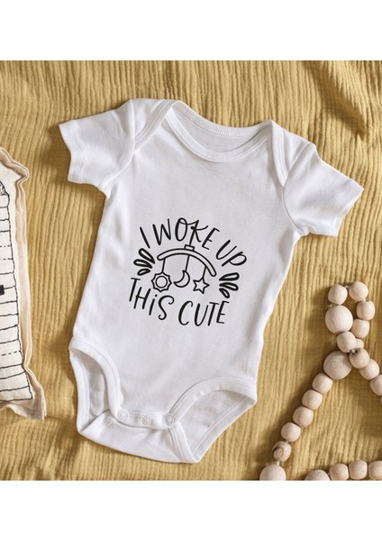 Gift Cute Tasarımlı Bebek Body Zıbın - Model 1