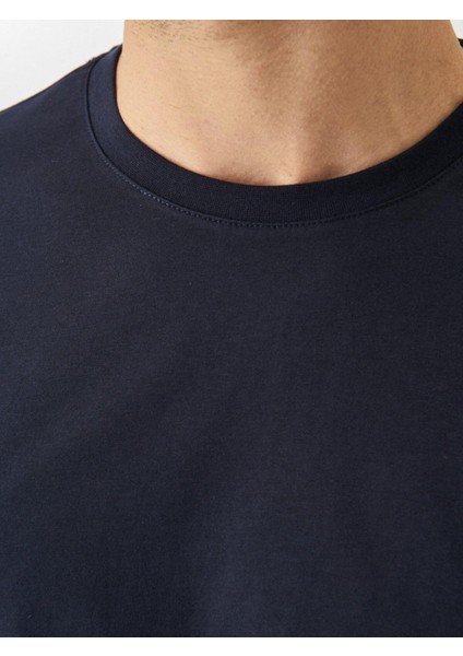 O Yaka Tişört Regular Fıt %100 Pamuk Compack Penye fiyatları