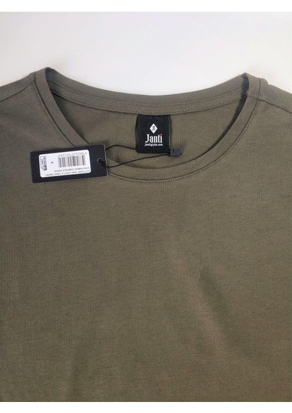 O Yaka Tişört Regular Fıt %100 Pamuk Compack Penye modelleri