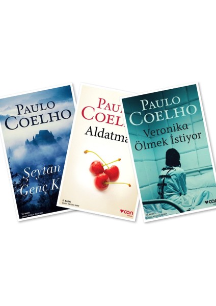 Can Yayınları Şeytan ve Genç Kadın - Veronika Ölmek İstiyor - Aldatmak 3 Kitap Set - Paulo Coelho