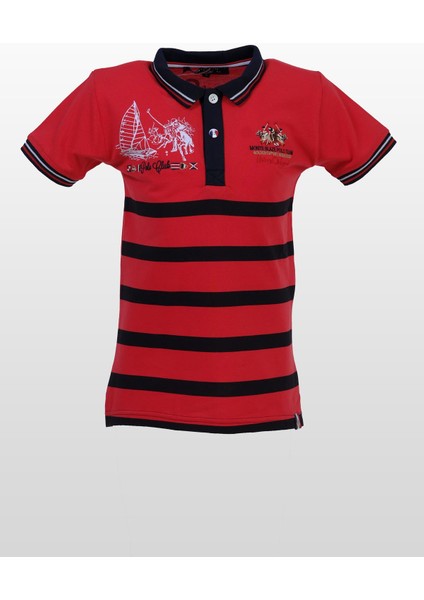 Polo Clup Polo Yaka Erkek Çocuk Tişört