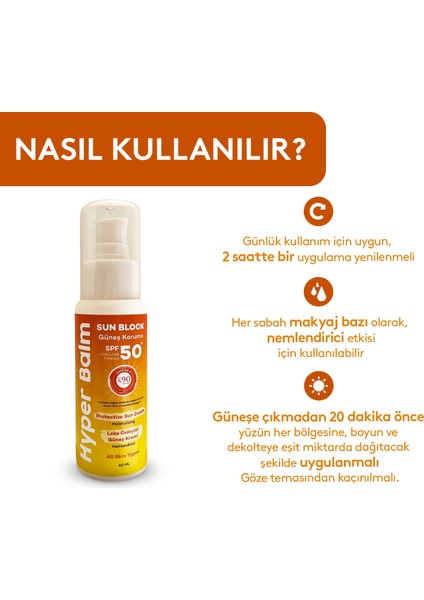 Sun Block – Leke Karşıtı Güneş Kremi Spf 50+