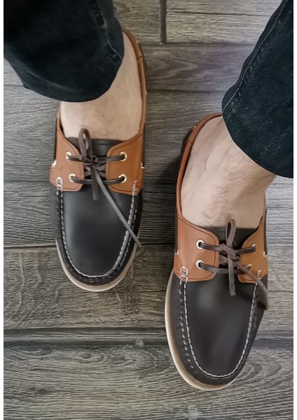 Termo Taban Hakiki Deri Bağcıklı Klasik Günlük Ayakkabı