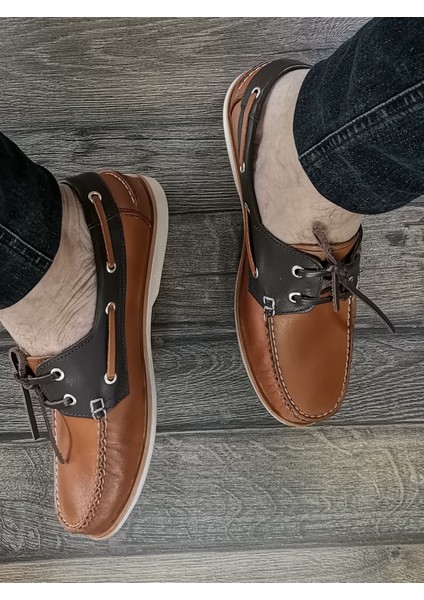Termo Taban Hakiki Deri Bağcıklı Klasik Günlük Ayakkabı