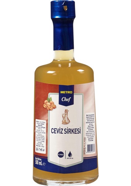 Metro Chef Ceviz Sirkesi 500 ml